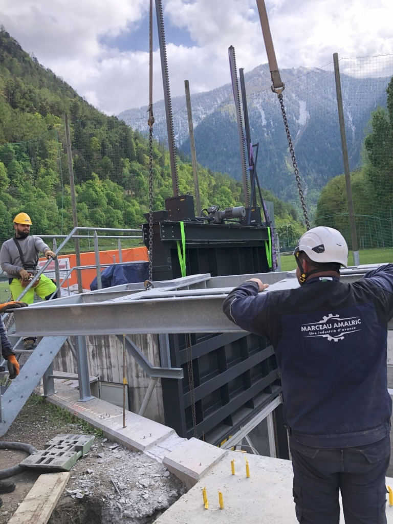 Fin de notre chantier Suisse sur la centrale Martigny Bourg